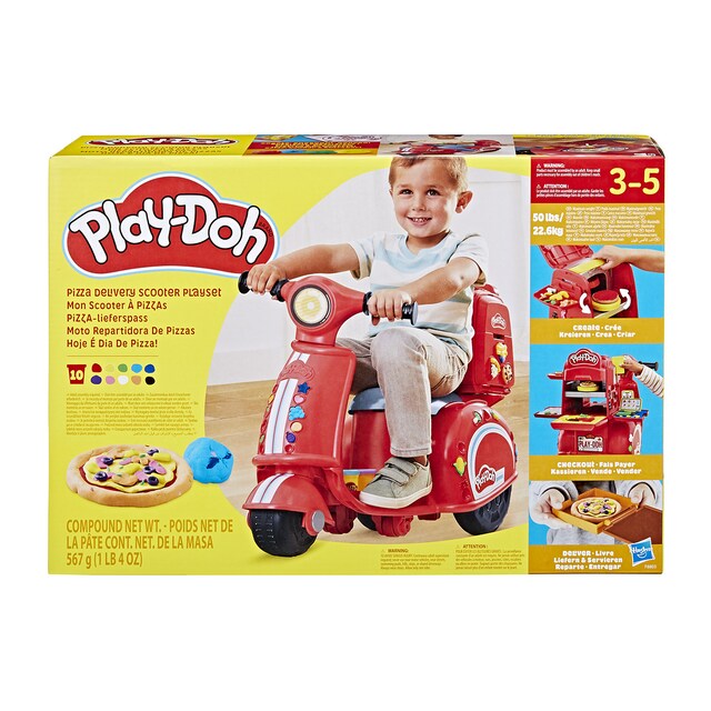 Moto repartidora de pizzas Play-Doh