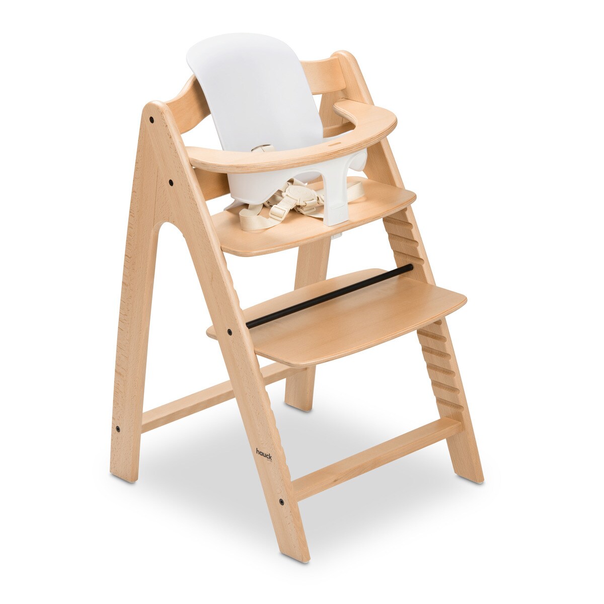Assento para Cadeira de Refeição de Madeira Highchair Baby Seat Branco-15