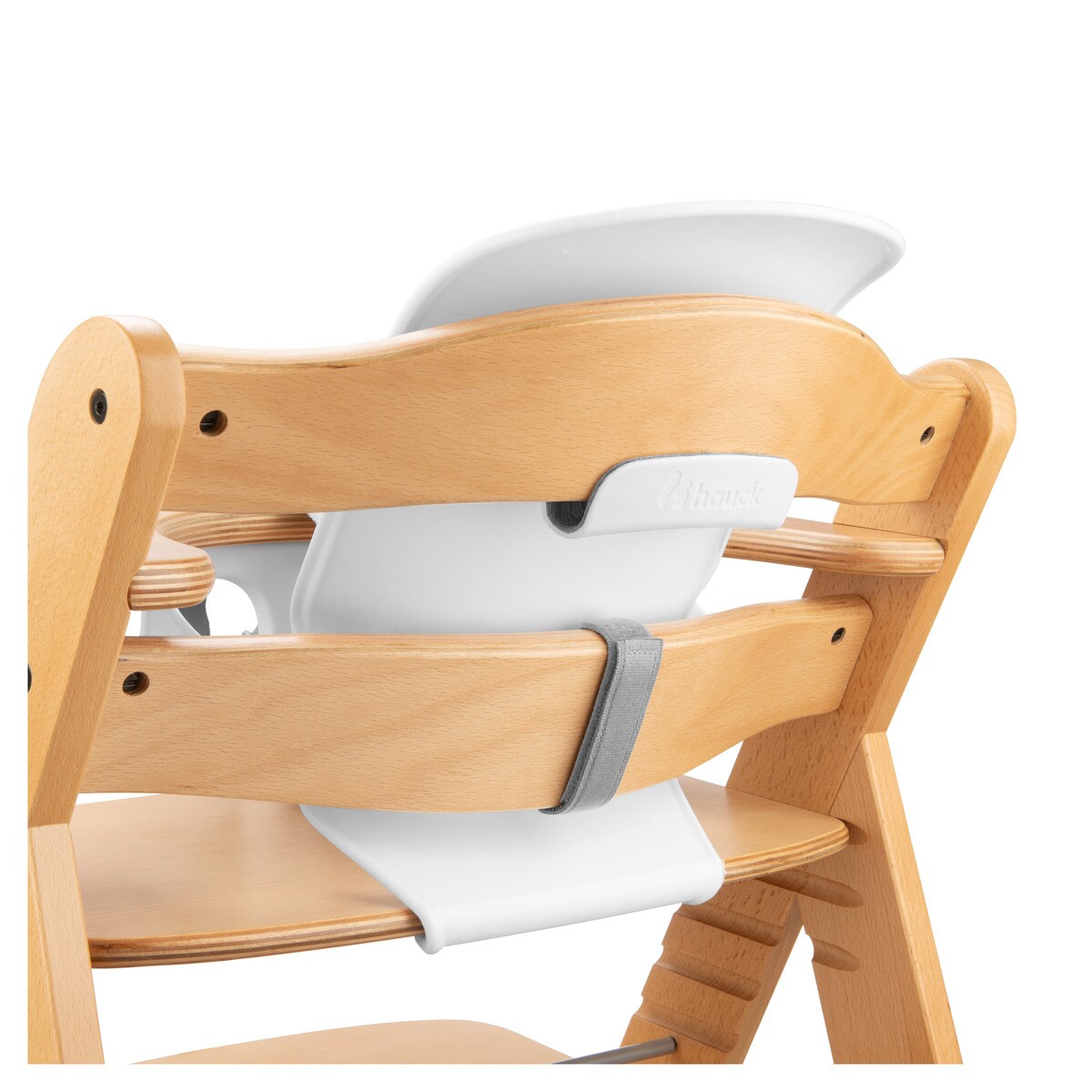 Assento para Cadeira de Refeição de Madeira Highchair Baby Seat Branco-13