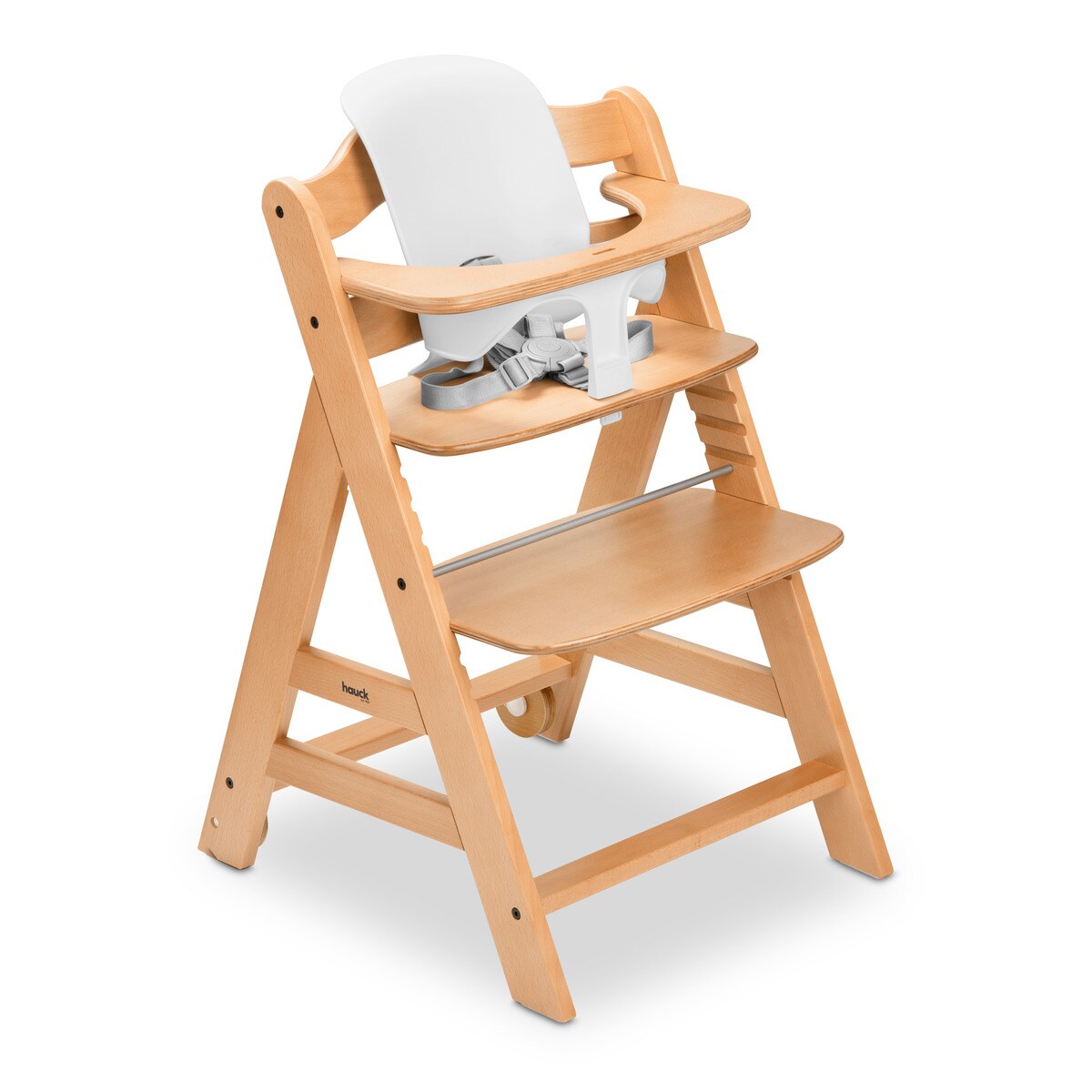 Assento para Cadeira de Refeição de Madeira Highchair Baby Seat Branco-21