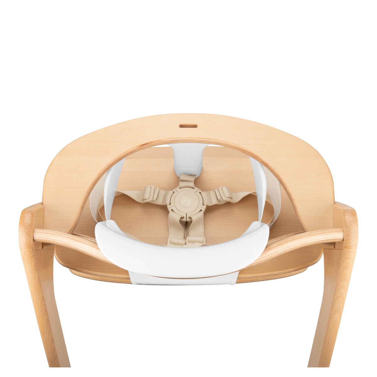 Assento para Cadeira de Refeição de Madeira Highchair Baby Seat Branco-20
