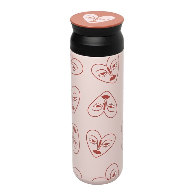 Termo de acero inoxidable Crvsh x Kokonote Rosa.