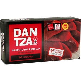 DANTZA pimientos del piquillo DOP de Lodosa lata 340 g neto escurrido