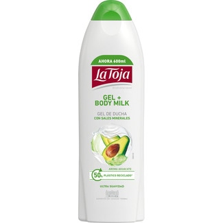 LA TOJA gel+body milk Hydrothermal body gel w/mineral salts, avocado aroma UltraSoftness bottle 600 ml