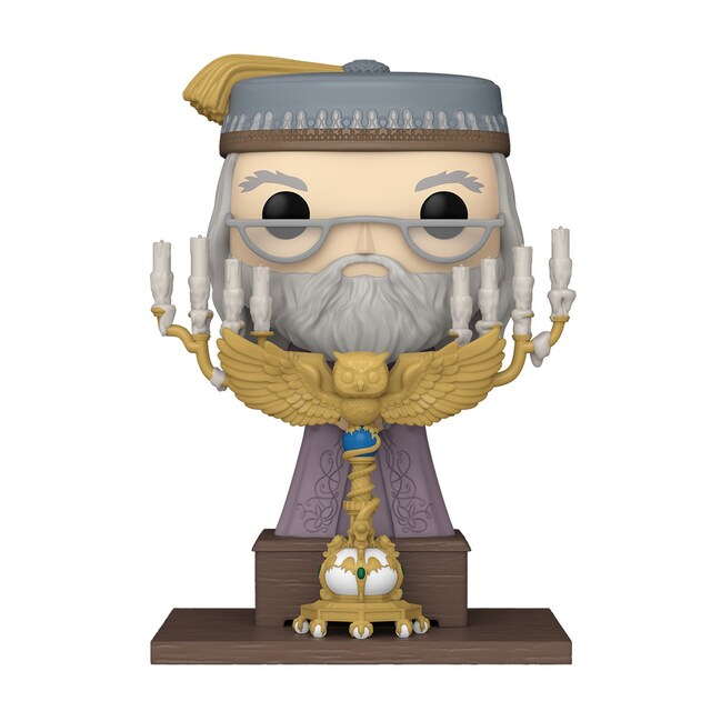 Figura Funko Pop Deluxe Dumbledore con Podium Harry Potter.