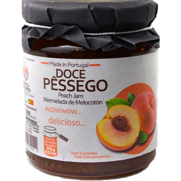 Doce de Pêssego frasco 270 g