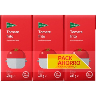 El Corte Inglés Tomate Frito Pack 3 embalagem 400 g