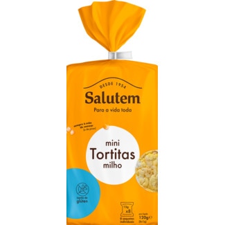 Salutem Mini Tortitas de Milho embalagem 120 g