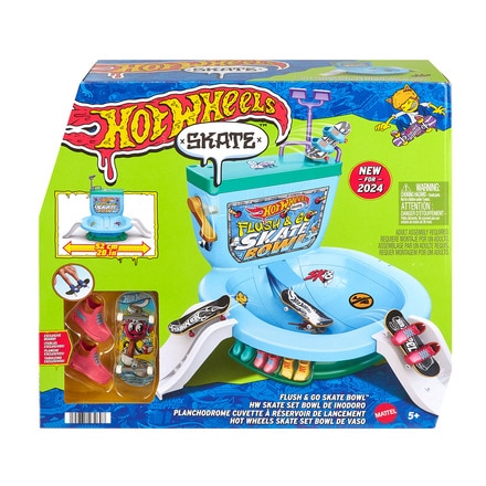 Set de juego con forma de inodoro Skate Flush & Go Bowl 
