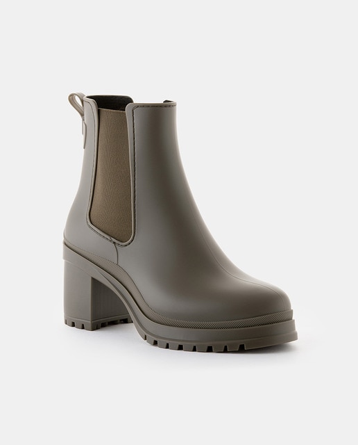Botas de agua Nash de mujer tipo chelsea en PVC con plataforma