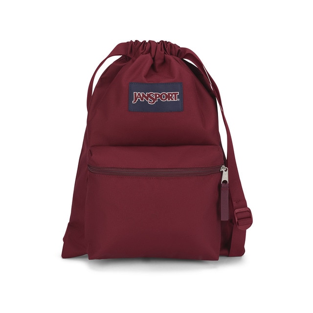 Mochila gymsack juvenil y ligera drawsack Jansport rojo granate Jansport El Corte Ingles