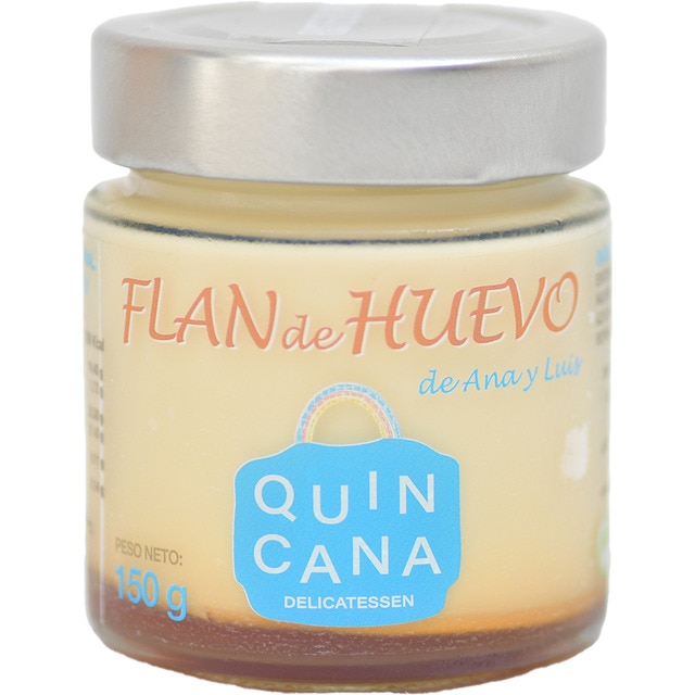 Flan de huevo de Ana y Luis La Quincana