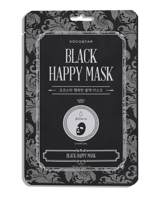 Kocostar – Mascarilla de velo Black Happy Mask Kocostar.