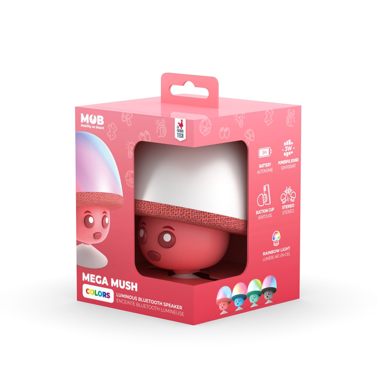 Altifalante Mob  mega mush vermelho 6