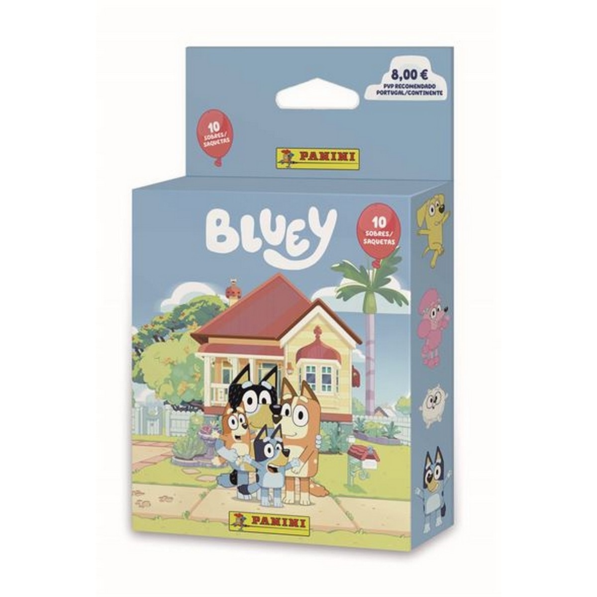 Imagem 0 de Caixa com 10 Saquetas Cromos Bluey
