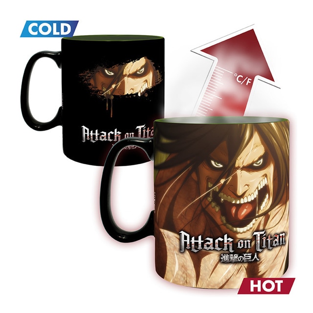 Taza térmica Titán Eren S3 Ataque a los Titanes Abysse Corp.
