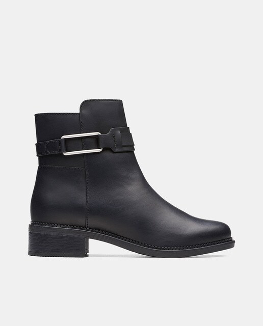 Botines Maye Bella de mujer en cuero con suela TPR