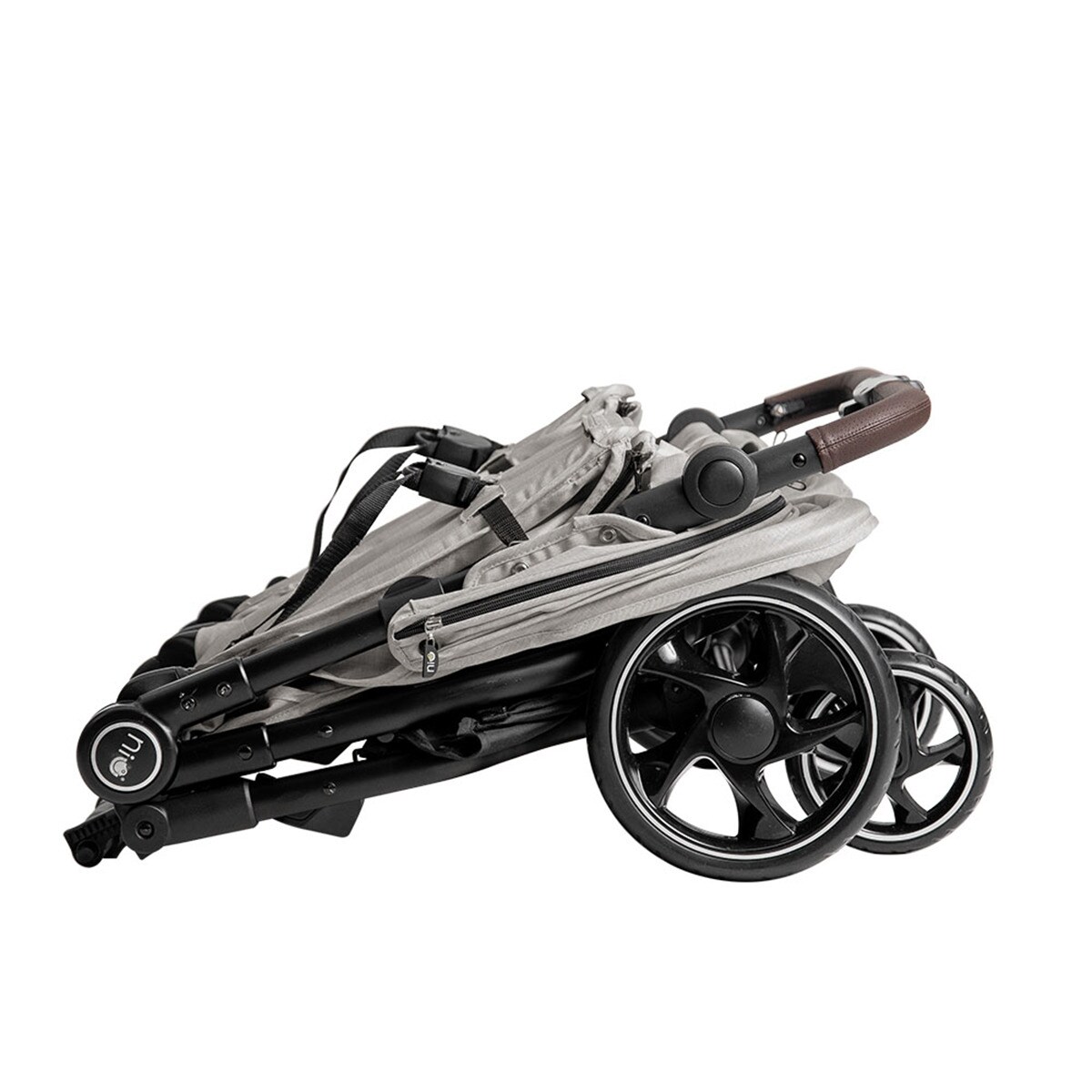 Carrinho de Passeio para Gémeos Vent Twin + Bege-14