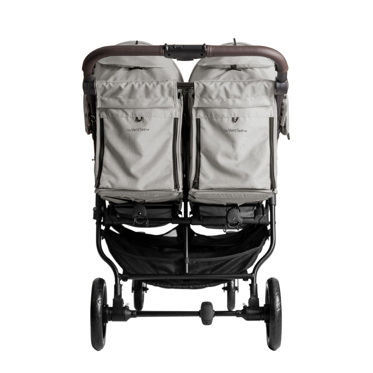 Carrinho de Passeio para Gémeos Vent Twin + Bege-10