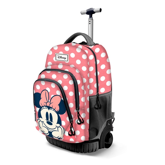 Mochila trolley GTS fan Minnie mouse closer Disney Karactermania rosa