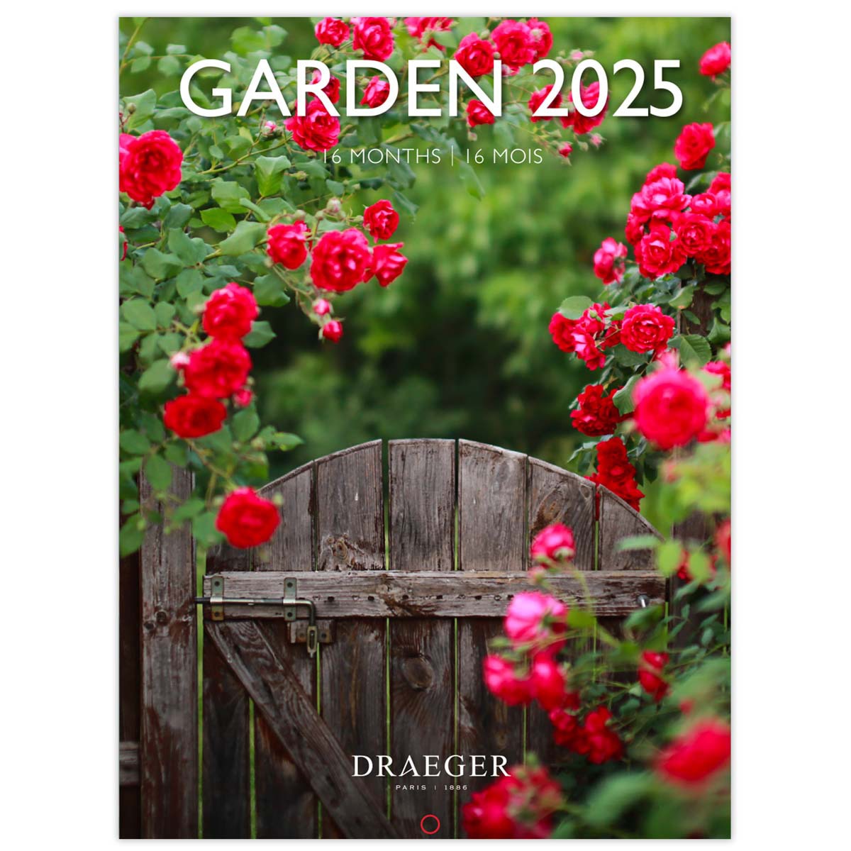Draeger - Calendario 2025 16 meses (septiembre-diciembre) mes vista por página con motivos de jardines Draeger.
