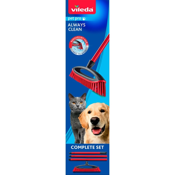 cepillo de goma con palo Pet Pro Always Clean caja 1 unidad