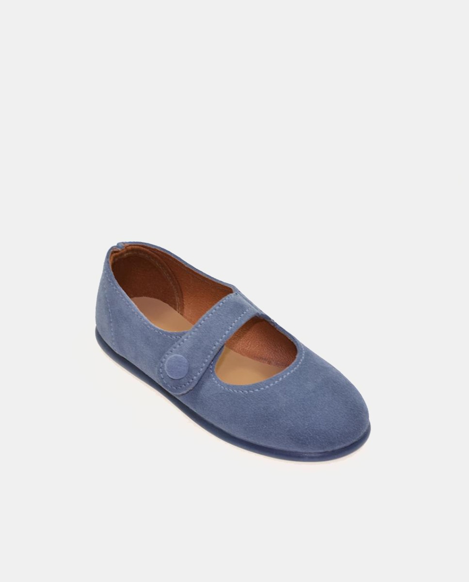 Imagem 0 de Sapatos de Presilha de Bebé com Sola de borracha, Fecho de Botão e em Pele