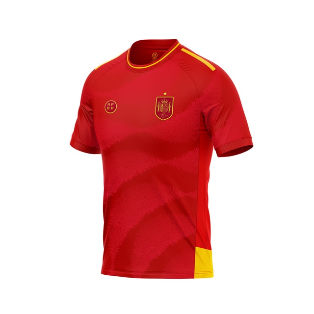 Camiseta de España de Fútbol RFEF réplica 24 infantil