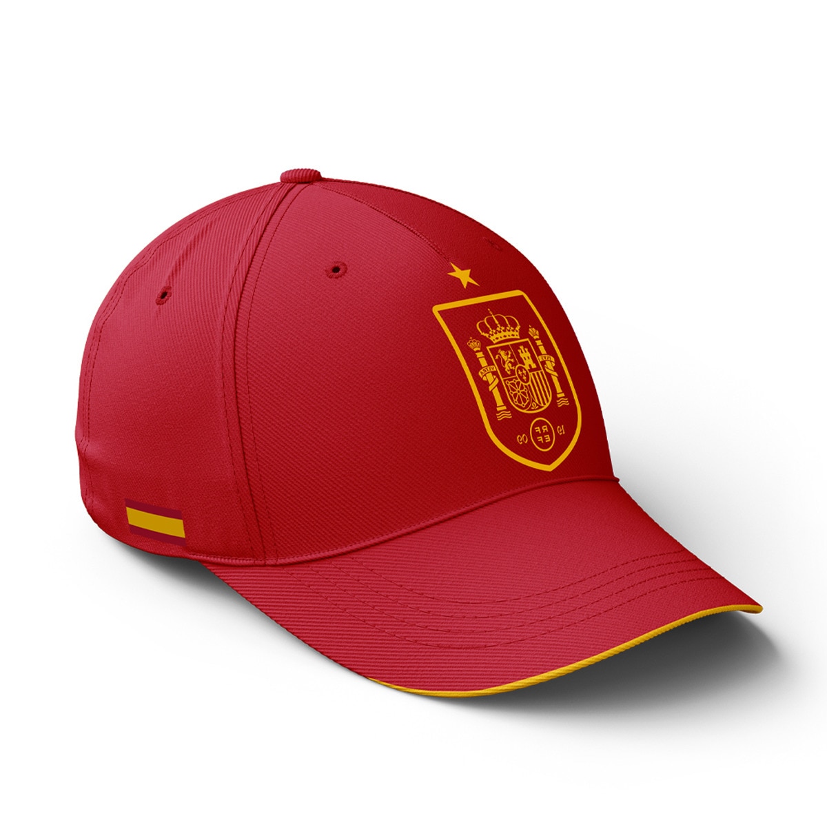 Gorra de España de Fútbol 24 RFEF con escudo adulto.