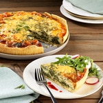 Quiche de Bacalhau e Espinafres Peso Aproximado por Dose 200 g