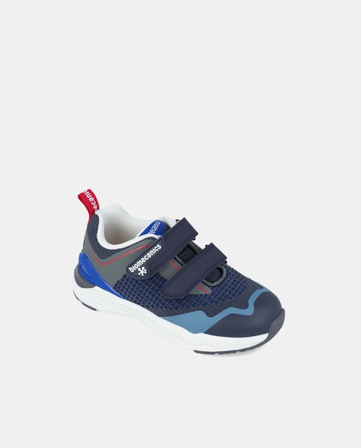 Zapatillas deportivas de niña con rejilla bicolor