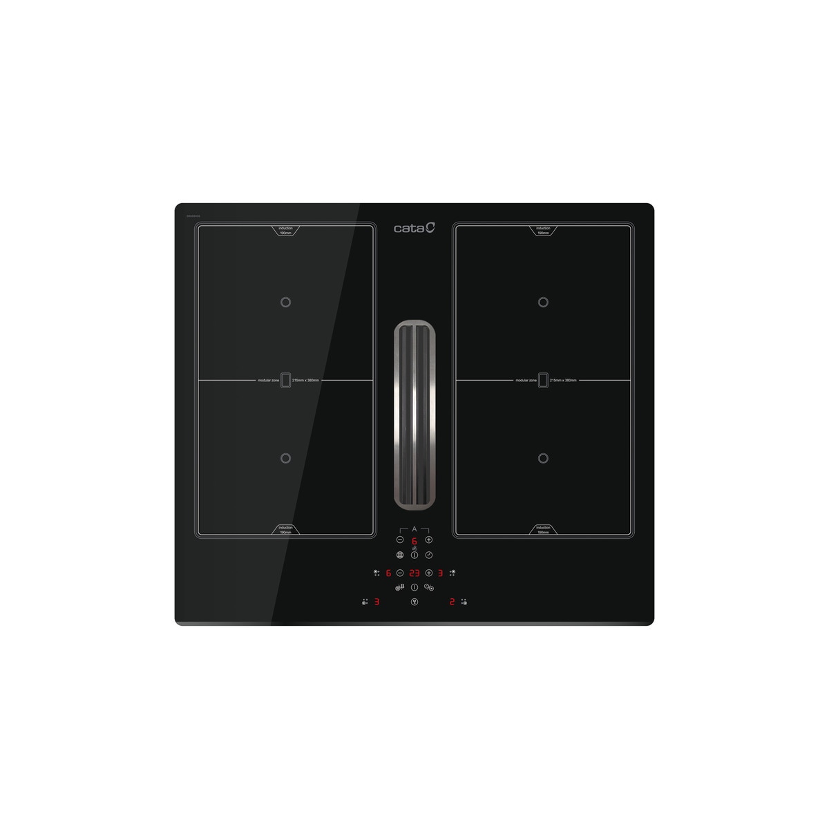 Cata – Placa de inducción Cata con campana extractora – AS 600.