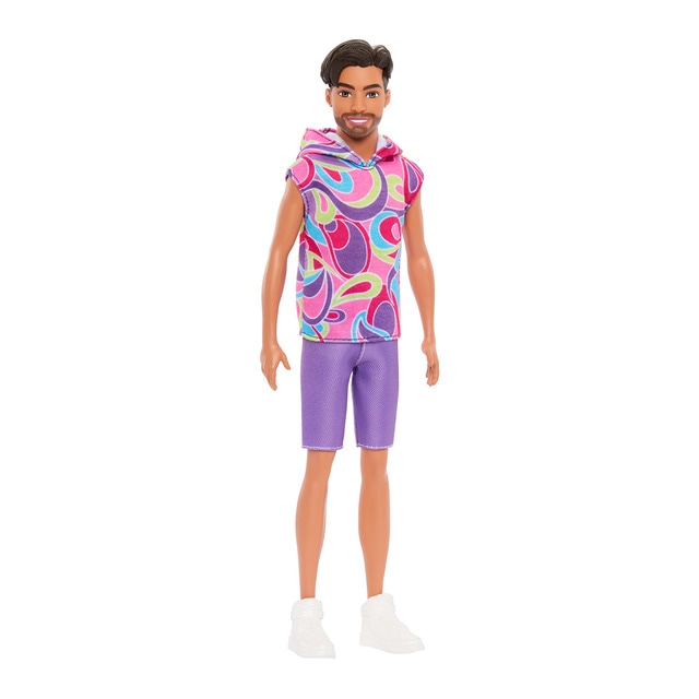 Muneco moreno Ken con barba Coleccion 65 aniversario Barbie Fashionistas Barbie El Corte Ingles