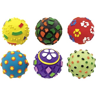 FLAMINGO Funny sports ball dog toy assorted models 1 each