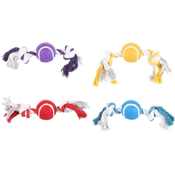 juguete para perros pelota con cuerda con dos nudos Quinn modelos surtidos 1 unidad