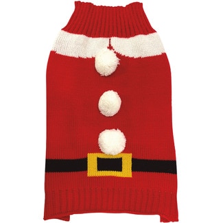 FRED&RITA jersey navideño para perros Papa Noel talla M 30 cm 1 unidad