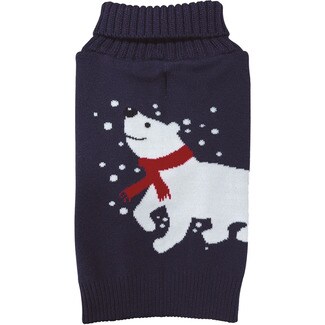 FRED&RITA jersey navideño para perros Oso Polar talla S 25 cm 1 unidad