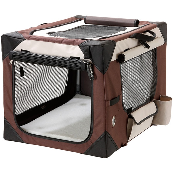 Smart Top De Luxe brown dog carrier 75 cm 1 each