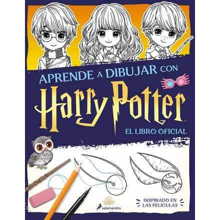 Aprende a dibujar con Harry Potter (libro oficial): Inspirado en las películas  (Tapa blanda)