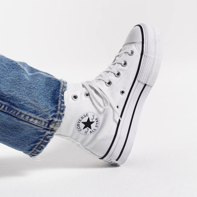 Zapatillas casual de mujer Chuck Taylor All Star Platform Lift Alta Lona Converse