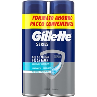 Gillette Gel Series Refrescante  2 X 200ML embalagem 400 ml