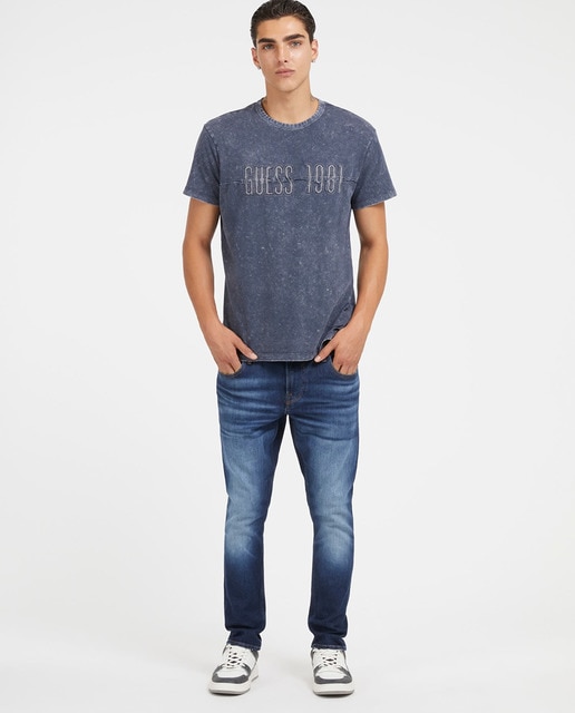 Guess - Vaquero hombre modelo Miami skinny azul oscuro.