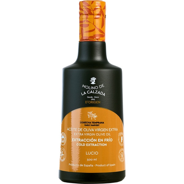 MOLINO DE LA CALZADA aceite de oliva virgen extra extracción en frío Lucio botella 500 ml en Hipercor