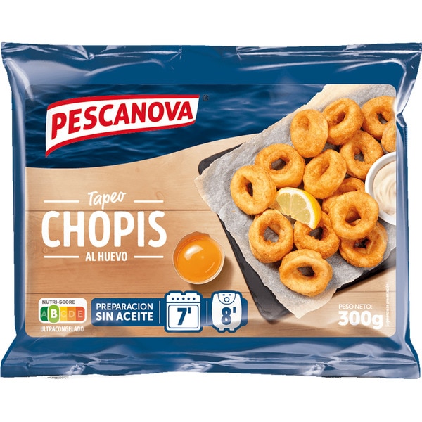 Tapeo chopirones rebozados al huevo bolsa 300 g