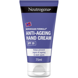 NEUTROGENA Visibly Renew crema de manos elasticidad intensa SPF15+ tubo 75 ml previene las manchas de sol