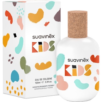 SUAVINEX Kids Baby Cologne mit Noten von Limette, Orange, Jasmin, Moschus und Amber Flacon 100 ml