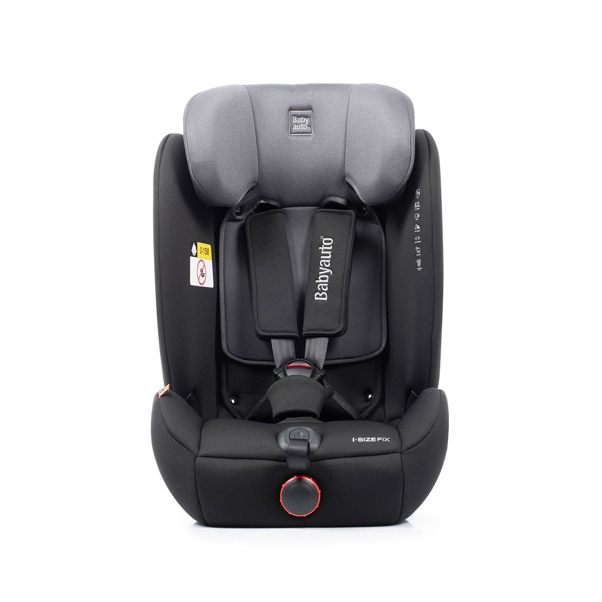 Silla de coche Sri I-Size Maka ifix (76-150cm) Gris-9