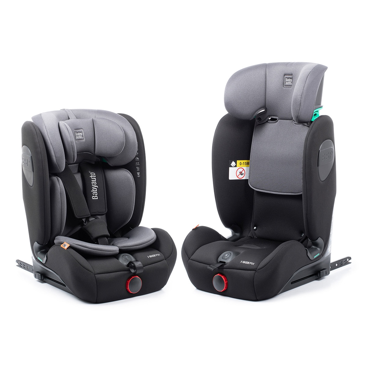 Silla de coche Sri I-Size Maka ifix (76-150cm) Gris-12
