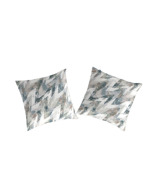 Funda almohada estampada picos