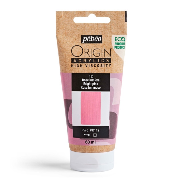 Acrílico mate 60ml origin rosa luminoso